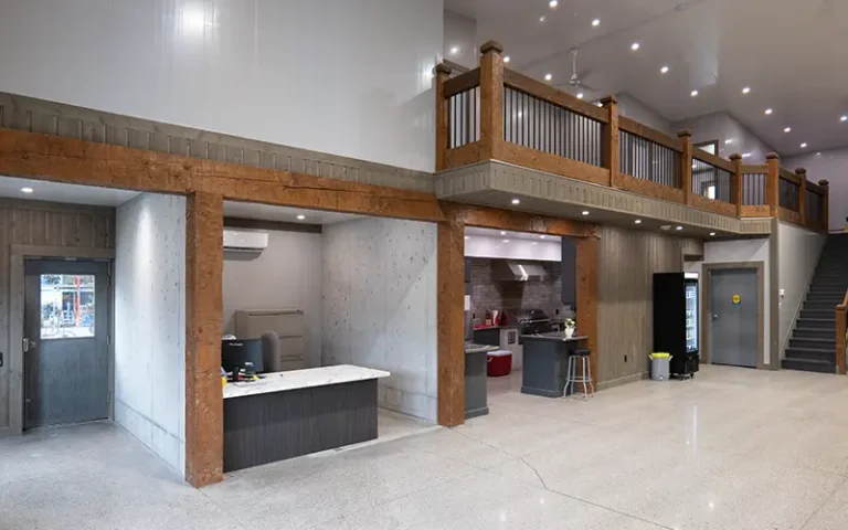 Office area at Countryside Concrete, Harriston Ontario