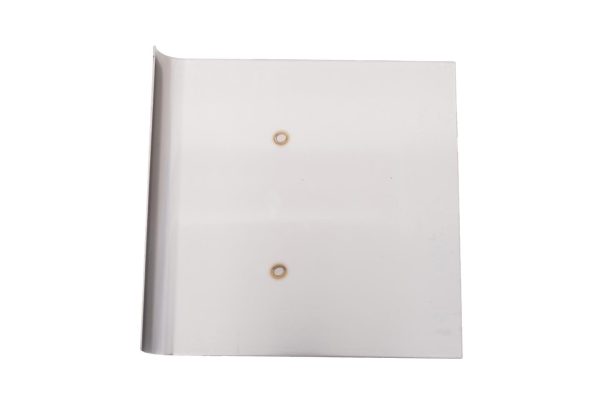 6" x 6" SS Straight End Edger    1/2" R -  5/8" L - Image 2