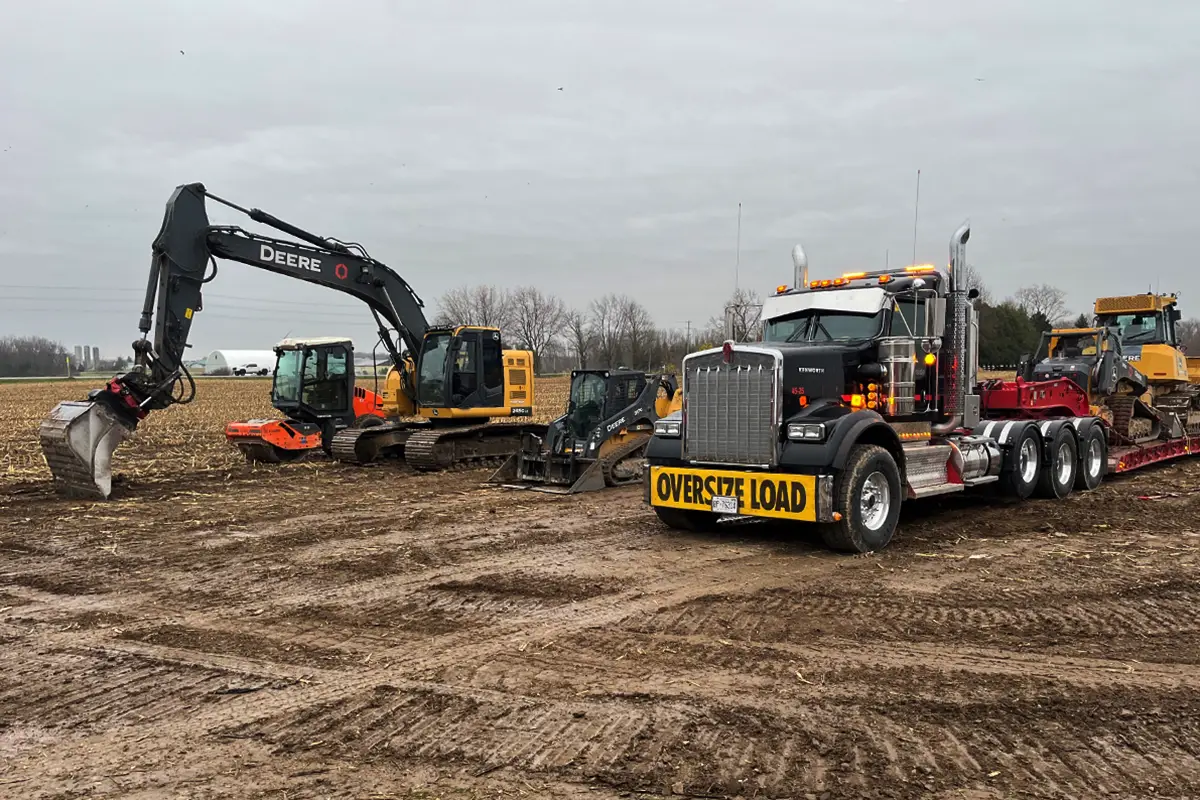 Countryside Truck with Dozer, Skidsteer, Excavator and Packer