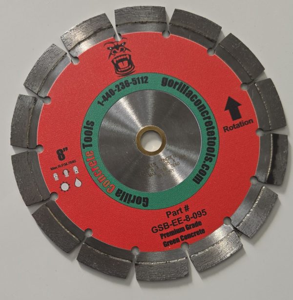 8" .090x7/8-1" Early Entry Blade (Ultra Premium)