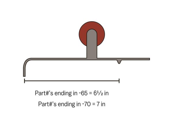 6" x 8" SS Safety Step Edger/ Groover 3/4" R - 7/8" L - Image 2