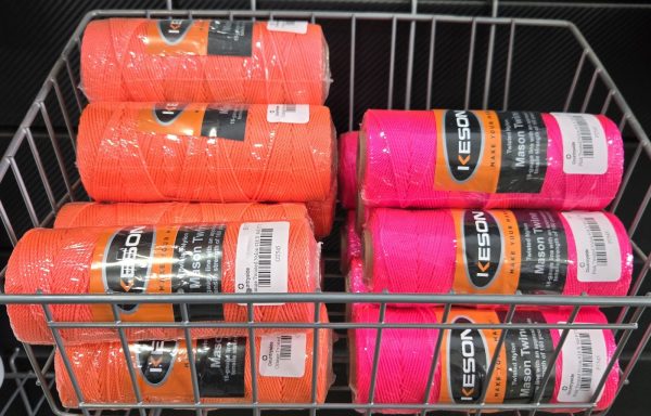Pink Twisted Nylon #18 X 545 FT Twine