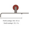 6" x 8" SS Safety Step Edger/ Groover 3/4" R - 7/8" L - Image 2