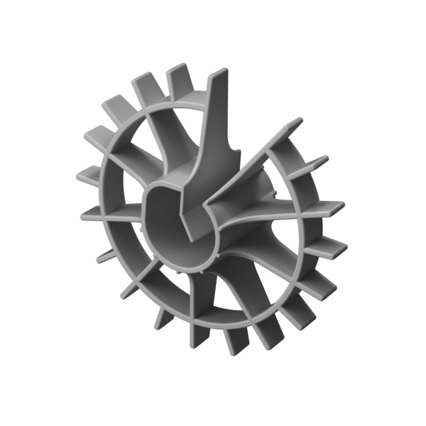 Wheel Chair Height: 1.0in (25mm) Box of 1,500