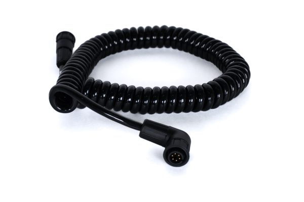 Coil Cable, Straight End 8 Foot