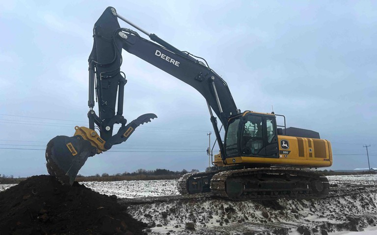 Countryside Concrete Excavating dirt